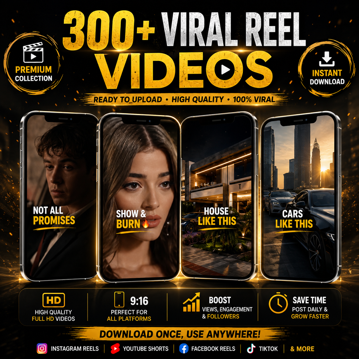 300+ Viral Reel Videos Bundle