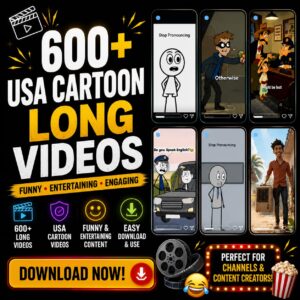 600+ USA Cartoon (English) Bundle
